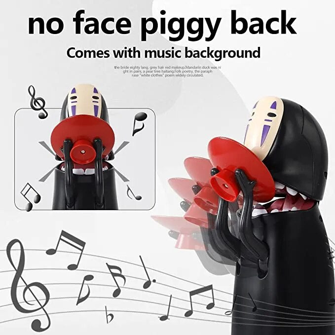Cute No Face Piggy Bank