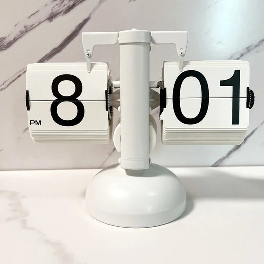Vintage Automatic Flip Page Clock