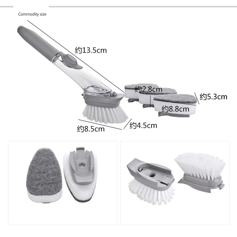 2 In 1 Kitchen Cleaning Brush