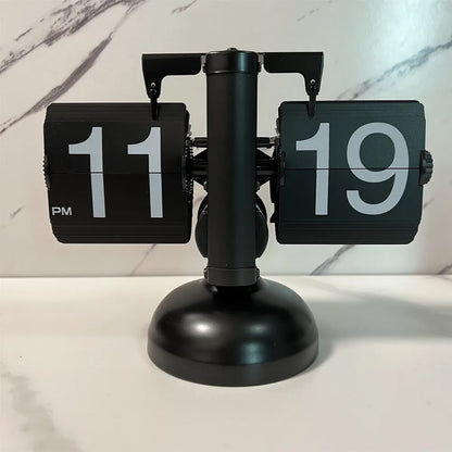 Vintage Automatic Flip Page Clock
