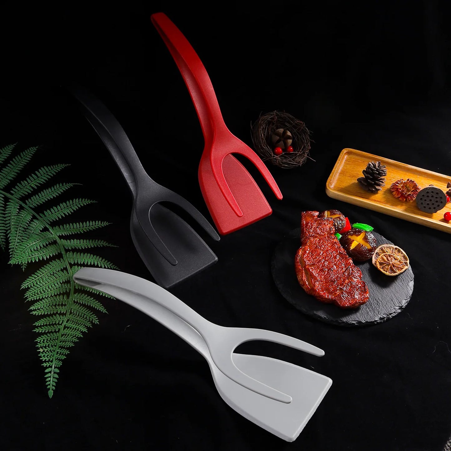 2 In 1 Spatula Tong