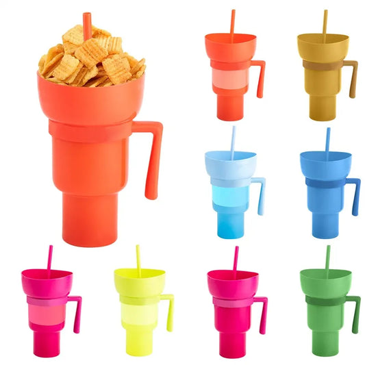 2 In 1  Portable Snackies Cup
