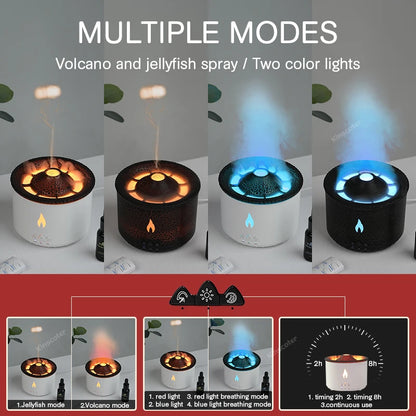 Volcanic Flame Humidifier Diffuser