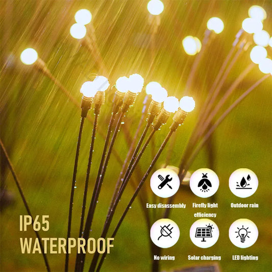 Solar firefly lamp