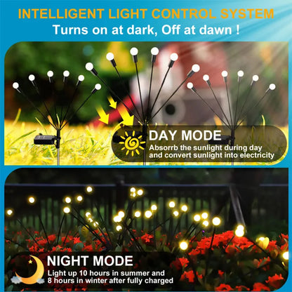 Solar firefly lamp