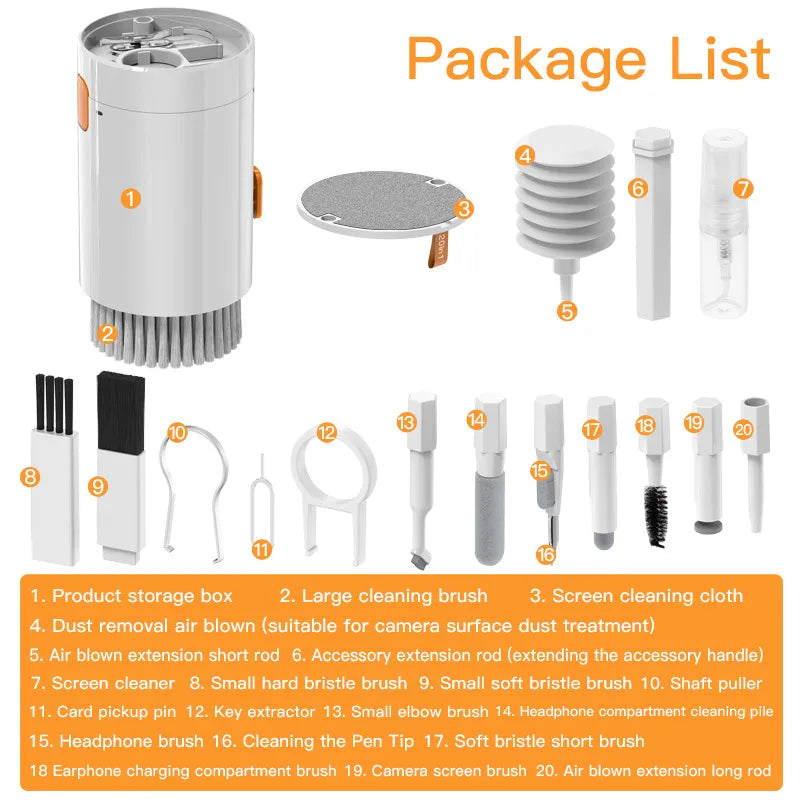 20-in-1 Cleaning tools Set