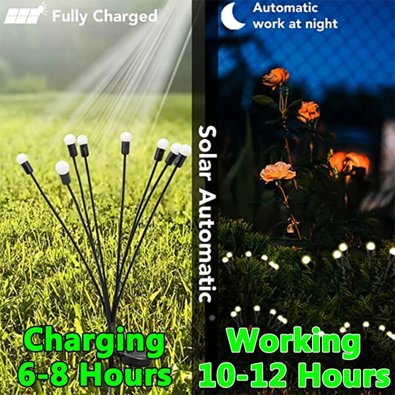 Solar firefly lamp