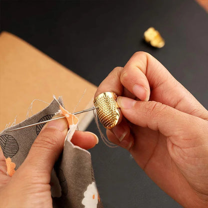 2 PCS Finger Protector Thimble while Hand-Working Sewing