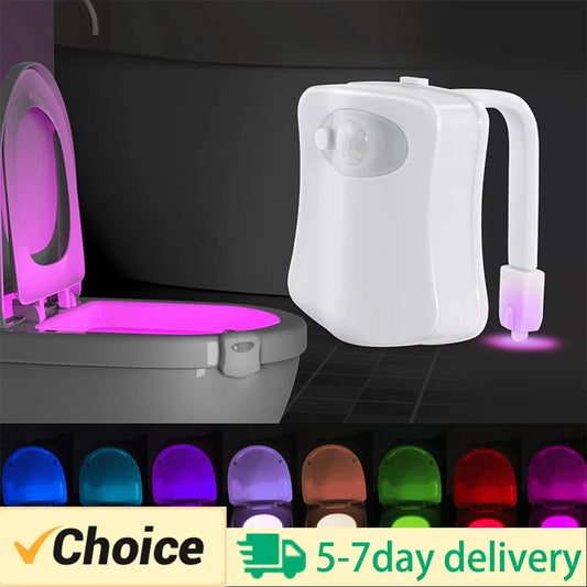 RGB Colors Motion Sensor Light for Bathroom