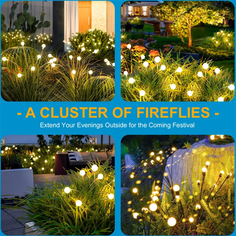 Solar firefly lamp