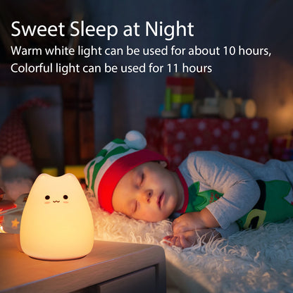 Mini Kawaii Popular Cat Baby Night Lamp