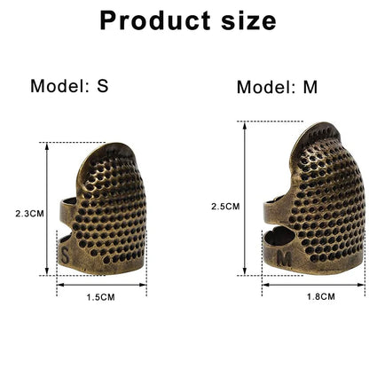 2 PCS Finger Protector Thimble while Hand-Working Sewing