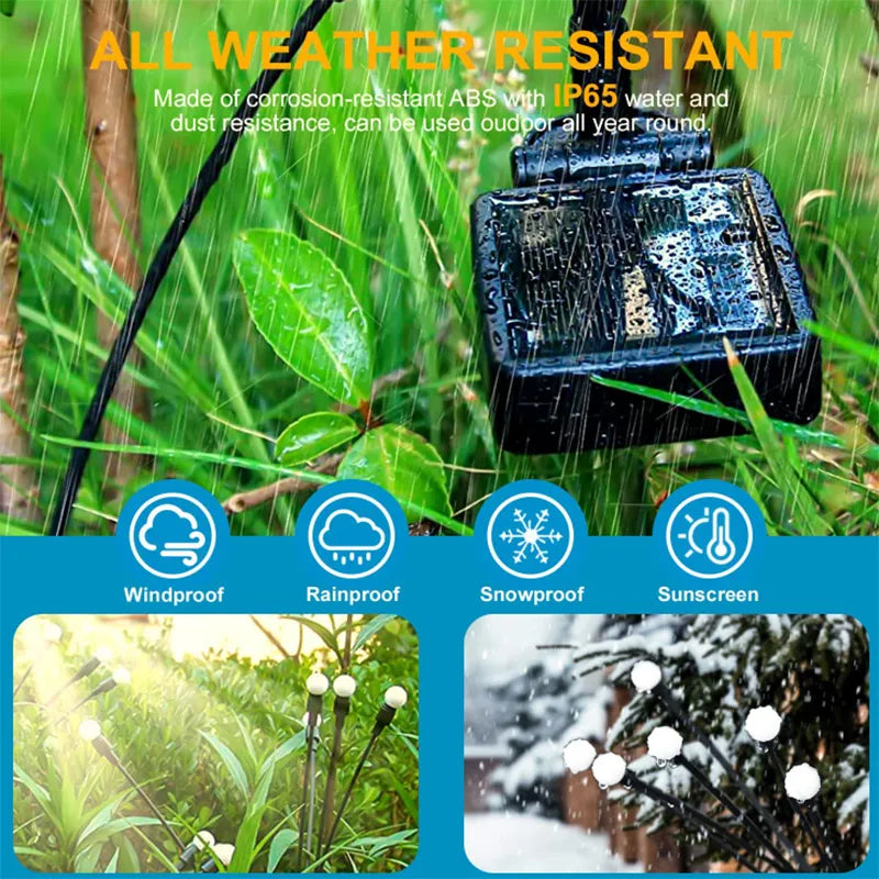 Solar firefly lamp