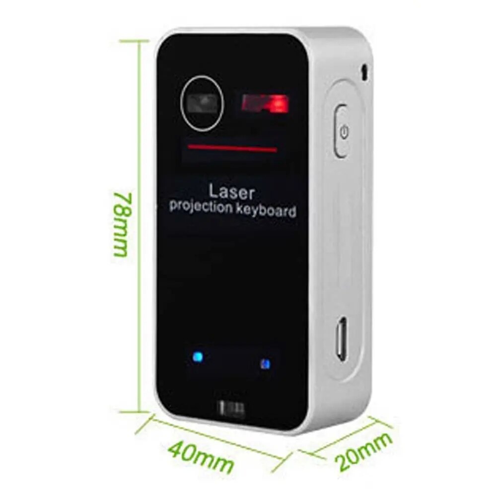 Portable Bluetooth Virtual Laser Keyboard